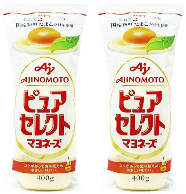 아지노모토 퓨어 셀렉트 마요네즈 400g×2개, 400g, 2개