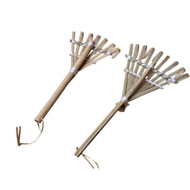 복부르는 장식 나무갈퀴 천연대나무 갈고리 세트, 상세페이지 참조