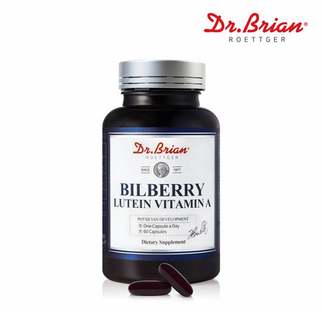 닥터브라이언 빌베리 루테인 비타민A, 60정, 1개