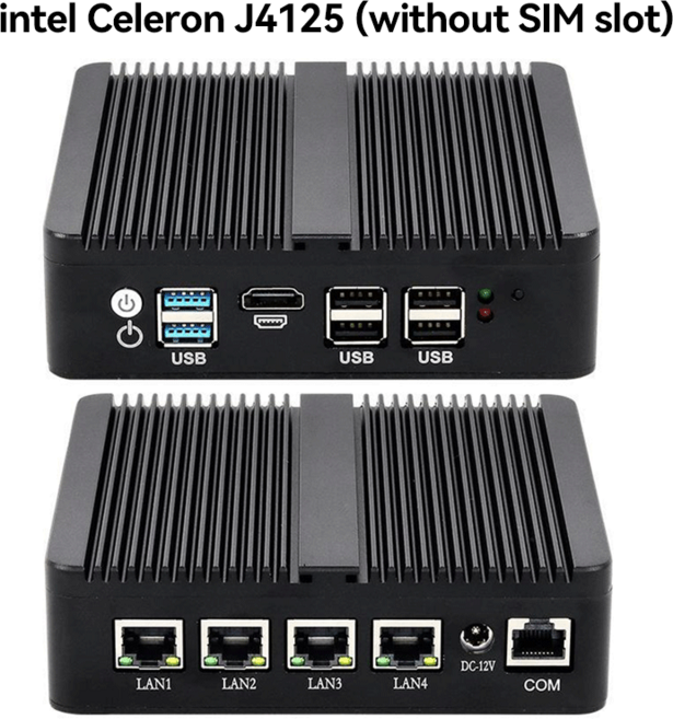 N100 미니PC 미니컴퓨터 게이밍PC 팬리스 미니 PC 인텔 J1900 N2840 N5105 J4125 이더넷 지지대 윈도우 리눅스 Pfsense OPNsense OpenWrt, 없음, 8GB, 21) intel J4125 DDR4 - 8G RAM, 없음, 없음