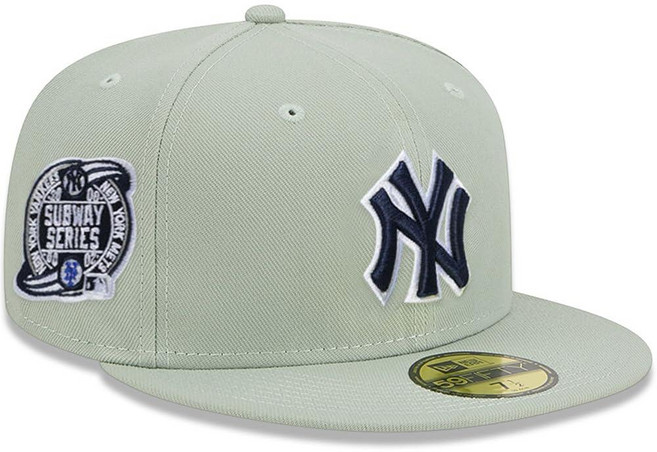 New Era NY New York Yankees 59FIFTY Cooperstown 2000 Subway Series Fitted Cap Hat (US Numeric 7, New Era NY New York Yankees 59