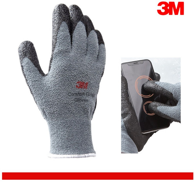 겨울 폭설 제설 작업 방한용 기모장갑 화단정리 산업용 배관전선 건설, M, 1개