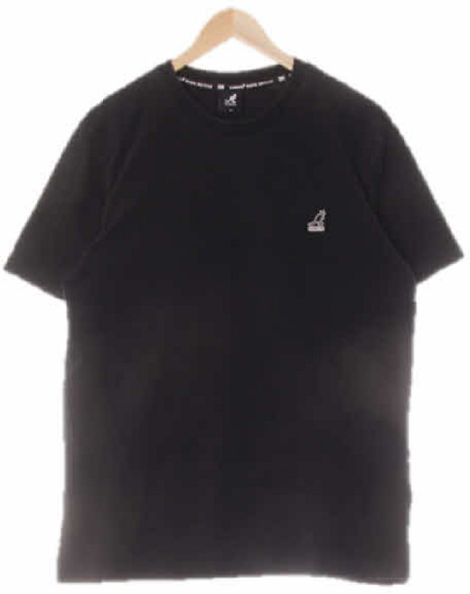 9897 KangoI 블랙 면 루즈핏반팔티 [XL]