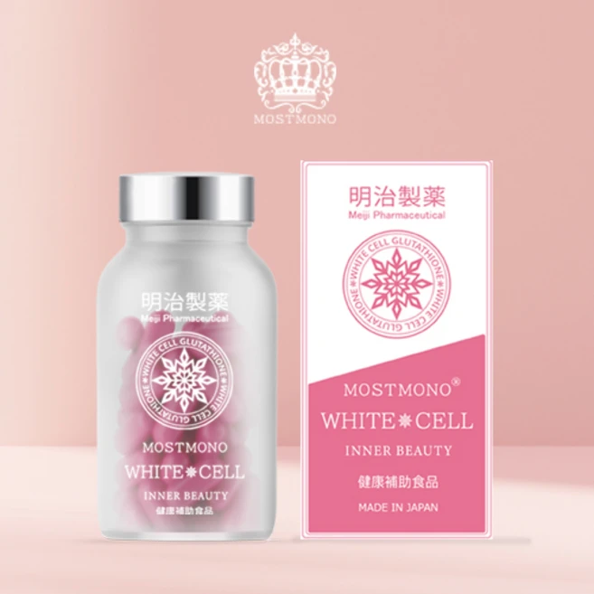 [Meiji 일본 메이지제약 모스트모노 화이트셀] 글루타치온 콜라겐 히알루론산 비타민 이너뷰티 정제 (1병=한달분) from. Japan, 2개, 180정 - 쿠팡