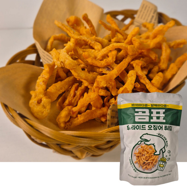 곰표 후라이드 오징어 튀김 코스트코 곰표 맥주안주 +(초코 크리스피증정)), 1개, 270g