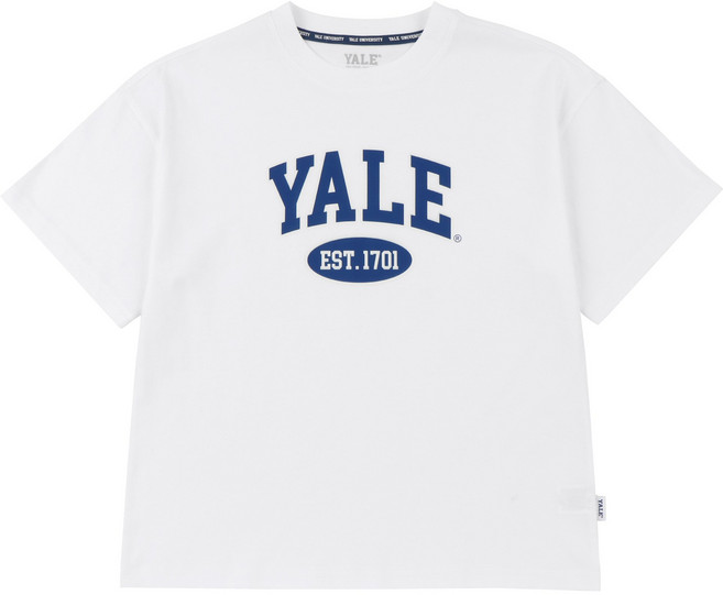 [예일키즈]아치 바시티 로고 티셔츠 Y22BTS-05 화이트