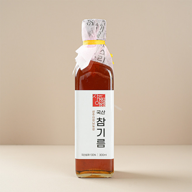 상주이장님농장 25년 햇 국산 참기름 저온압착, 1개, 300ml
