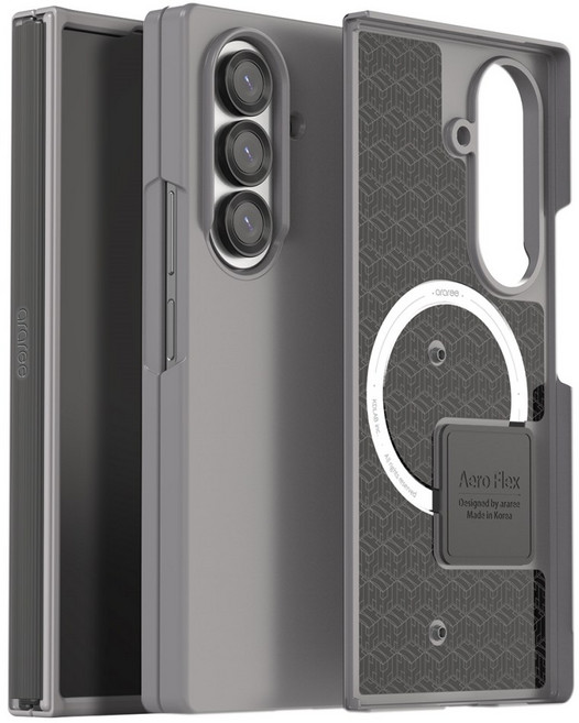 아라리 갤럭시 맥세이프 케이스 슬림 힌지보호 에어로 플렉스M 그레이 갤럭시Z 폴드7, 아라리 갤럭시 맥세이프 케이스 슬림 힌지보호 에어로 플