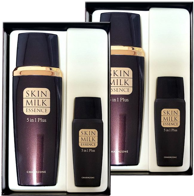 참존 스킨 밀크 에센스 5 in 1 플러스 세트 2개/150ml+35ml, 2개, 150ml
