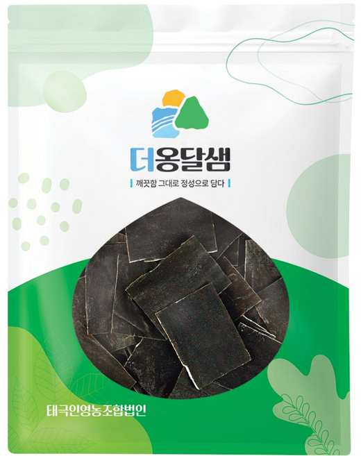 더옹달샘 완도 자른 사각 다시마 250g 육수용 국물용, 1개