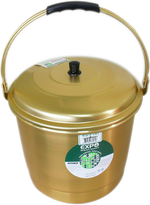 동서 양은들통 황들통 찜솥 곰솥, 1개, 황색(소), 23.7cm