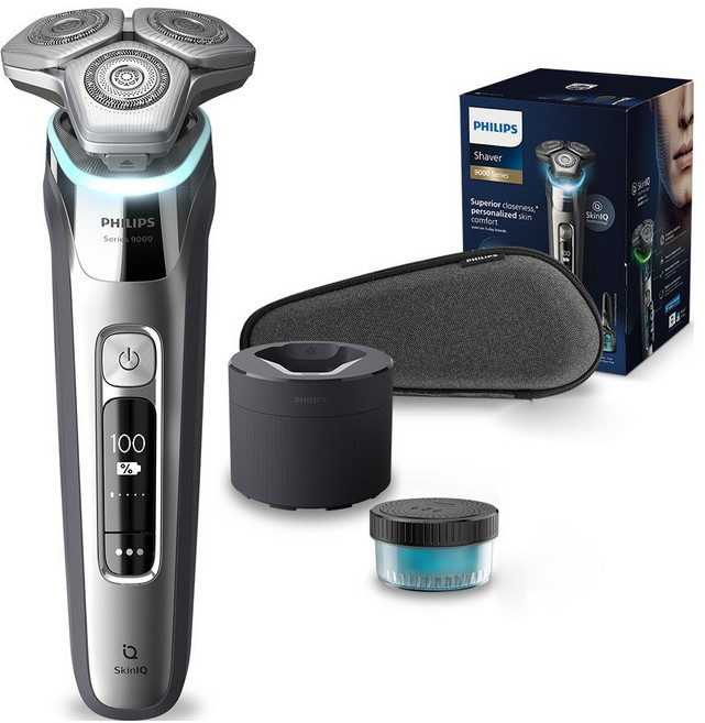 필립스 9000 시리즈 전기면도기, S9985/50, 크롬실버