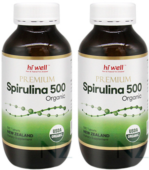 하이웰 프리미엄 스피루리나 500, 500정, 2개