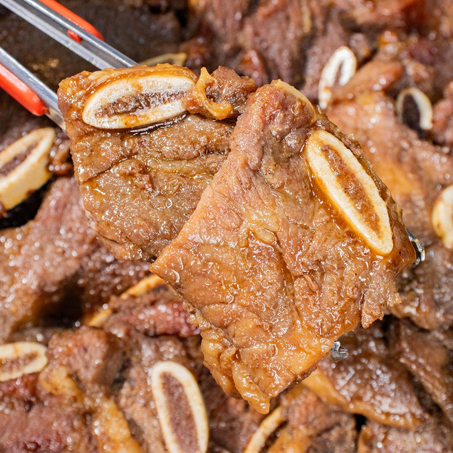 소양념 LA갈비 캠핑용 구이용 갈비양념구이, 3개, 1kg