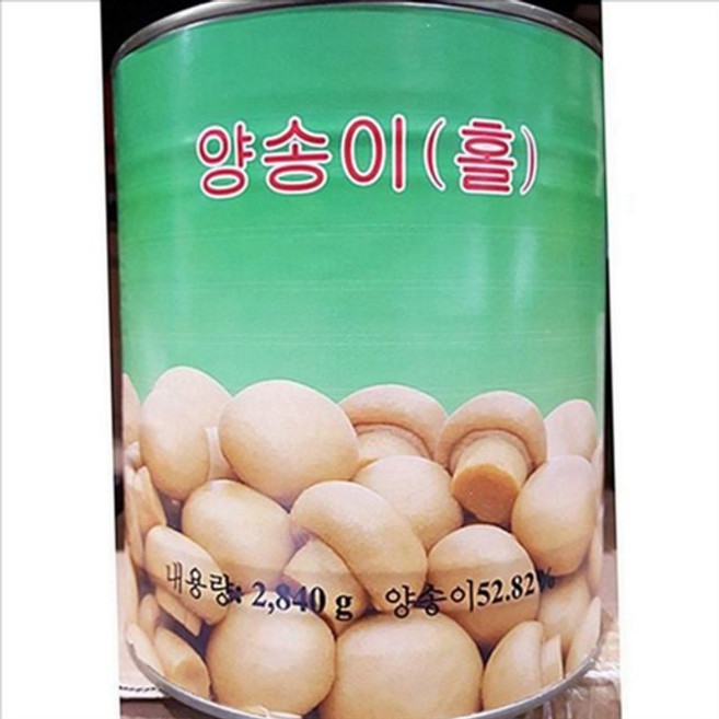 캔 통양송이 버섯 통조림 홀양송이 버섯 볶음 cwj87194IH, 1g, 1개