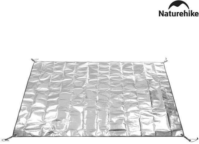 네이처하이크 PE 알루미늄 호일 방습 매트 그라운드시트 이너 피크닉 돗자리, 실버