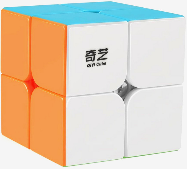 치이 2x2x2 스티커리스 스피드 큐브, 1개, 1개