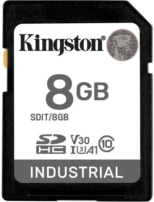 Kingston 金士頓 工業級 8G Industrial SDHC 記憶卡 高耐用 A1 U3 V30 大卡, 1個, 8GB