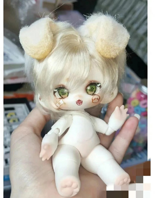 구체관절인형 BJD 미니 장난감 생일 선물 공예 DIY 장난감 품목 13cm 6cm, 9.YELLOW - 싱글 사이즈