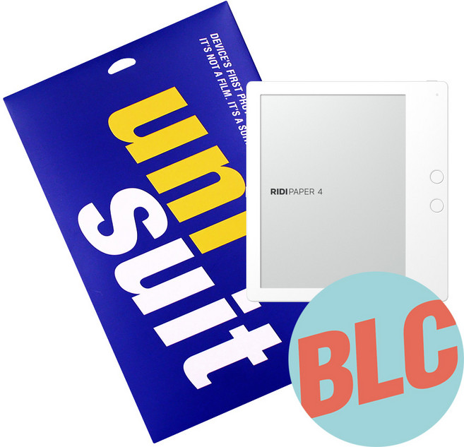 유니슈트 리디북스 리디페이퍼 4세대 블루라이트 차단 액정보호필름 1매(UT230249)