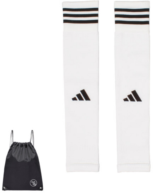 아디다스 축구 카프 슬리브 스타킹 흰색 (PGN짐쌕가방 지급), PF_WE, 1세트