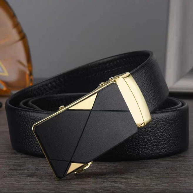 歹罔郎 自動扣皮帶 防水腰帶 耐磨皮帶 伸縮皮帶 西裝皮帶 加長耐刮 商務皮帶