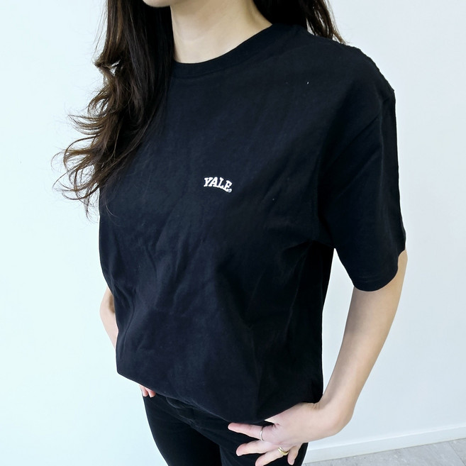 예일 남여공용 편한 루즈핏 16수 스몰로그 시원한 반팔티 택1