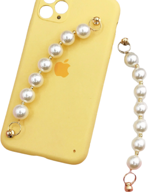 리베르 핸드폰 스트랩 핑거 악세서리, 진주, 1개