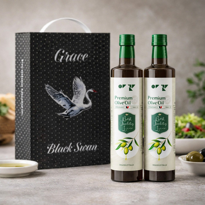 혜문추천샵 올리브 오일 선물세트 핑크골드 3호, 250ml, 999개