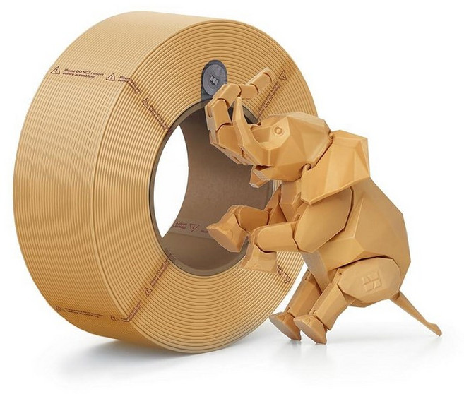 Bambu Lab PLA 기본 필라멘트 1.75mm 1kg 스풀 - PLA 3D 프린터 필라멘트 매끄러운 마감 낮은 뒤틀림 쉬운 인쇄 Bambu Lab 및 대부분의 FD, 골드 (10401)