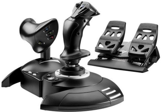 Thrustmaster 쓰러스트마스터 T.플라이트 핫타스 원 조이스틱 엑스박스 및 윈도우용 시리즈 X S와 함께 사용 가능 547387, T.Flight Full Kit, Single, 1개