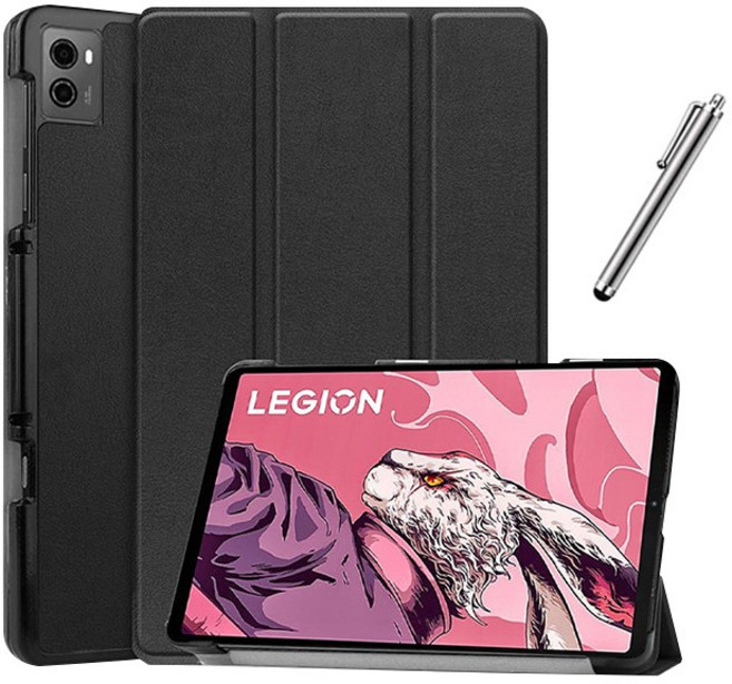 레노버 리전 Y700 Y702 2세대 호환 북커버 케이스 Lenovo Legion 케이스나라, 블랙, 1개