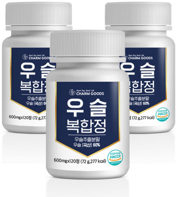 우슬환 국산 우슬 추출 분말 알약타입 우슬정 우슬등복합물 쇠무릎 참당귀 상어연골 보스웰리아 초록입홍합 관절 연골 조인트, 120정, 3개