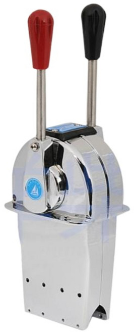 선박 컨트롤 레버 캠핑카 판넬 제어 엔진 스로틀 방수, 니켈 도금 한 손잡이 스로틀 헤드, 1개