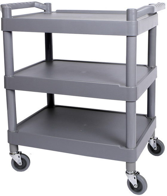 지오리빙 중형 3단 서빙카트 운반카트 업소용, 2개