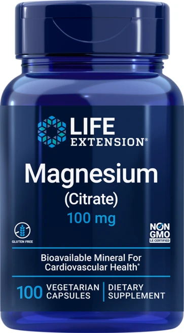 Life extension 라이프 익스텐션 Magnesium (Citrate) 마그네슘 시트레이트 100캡슐, 100정, 1개 - 쿠팡