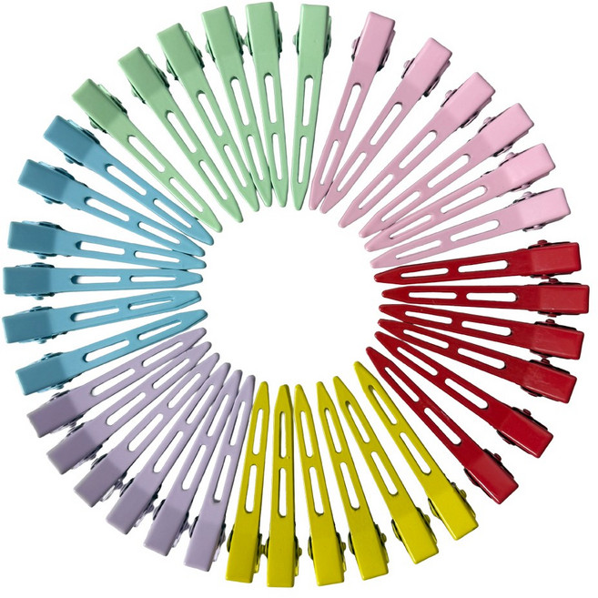 루시피 후르츠 자국 없는 헤어 핀컬핀 집게핀 36개입