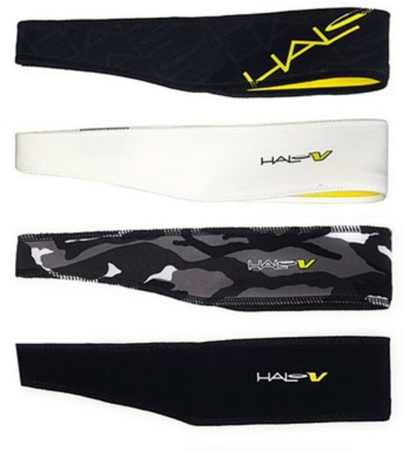 할로 헤드 헤어 밴드 벨크로형, Black