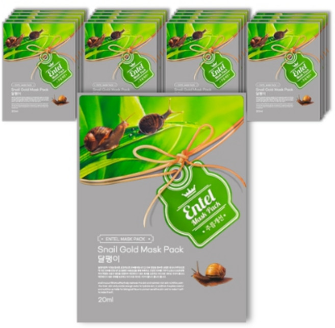 달팽이 콜라겐 주름개선 수분 보습 에센셜 마스크팩, 180매입