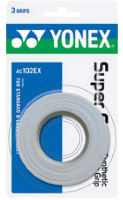 요넥스 AC102EX 3개입 배드민턴 테니스 겸용 슈퍼 그립, 옐로우, 1개