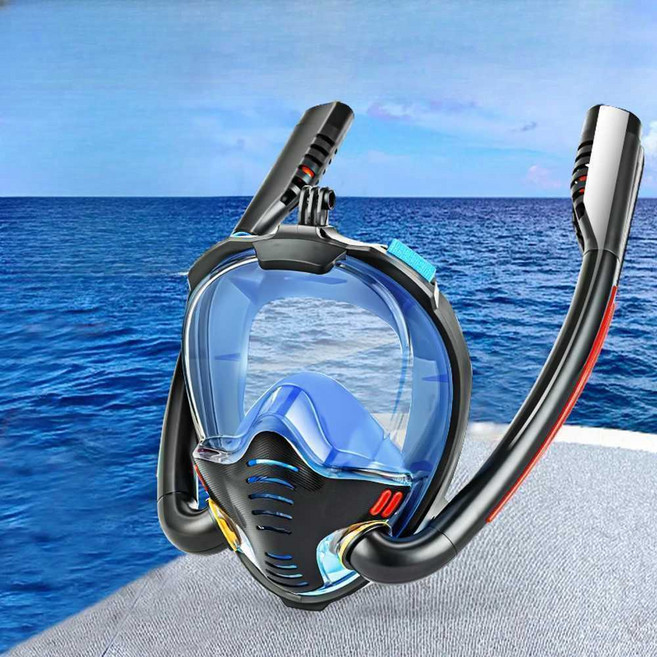 낙원굿즈 해루질 수경 민물 물놀이 스노쿨링 다슬기 해루질, 1개, 아동 하마 초록 (5-10세)