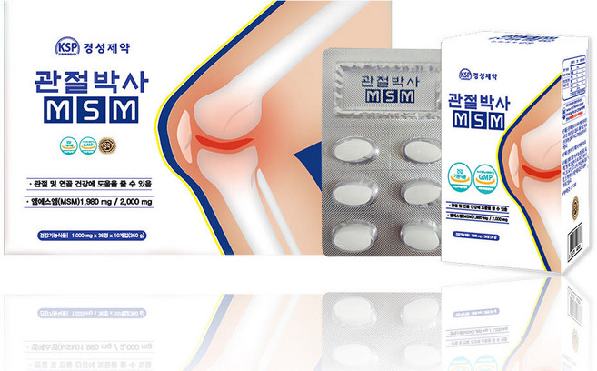 [무릎관절영양제] 경성제약 관절박사 36정5박스 프리미엄 옵티 MSM (순수 미국산)유기2026.08, 36정