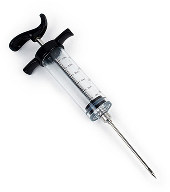 고기 인젝터 마리네이드 요리용 주사기 염지 양념 주입기 블랙, 1개