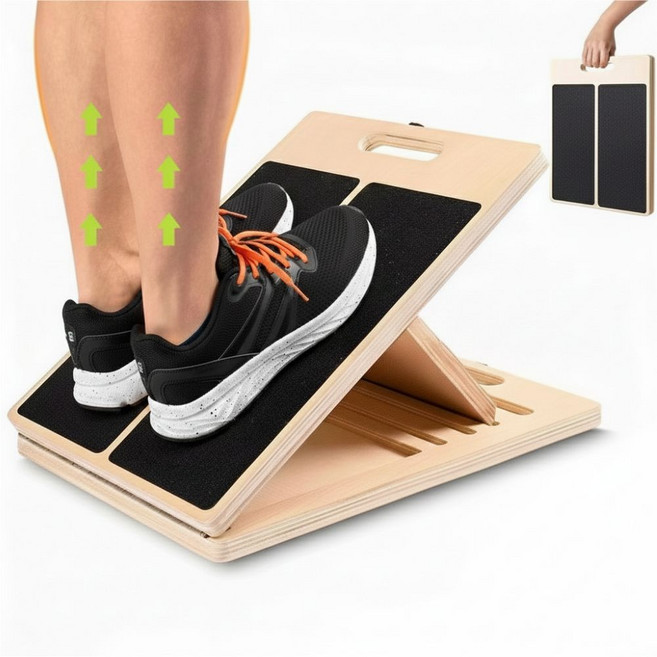 소보카 스트레칭보드 각도조절 발판, 우드