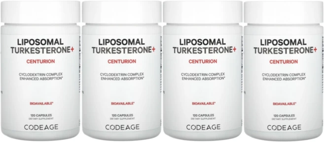 코드에이지 Turkesterone 플러스 리포소말 투르케스테론 플러스 센추리온 허브 포뮬러, 4개, 120정 - 쿠팡