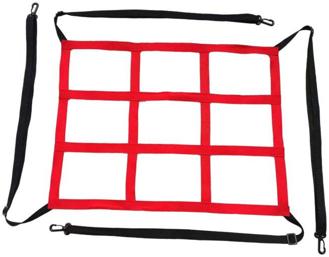 대상 훈련 네트 스트라이크 존 대상 타격 타격 잡기 대상 정확도 훈련을위한 조정 가능한 던지기 스포츠 네트, 빨간색, 폴리에스테르, 1개