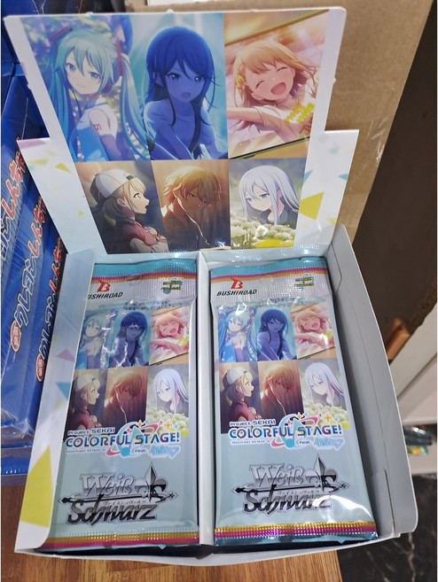 미개봉 프로젝트 세카이 컬러풀 스테이지 feat 하츠네 미쿠 ver2 일본판 부스터 팩 바이스 슈발츠 TCG (국내 배송), 1개