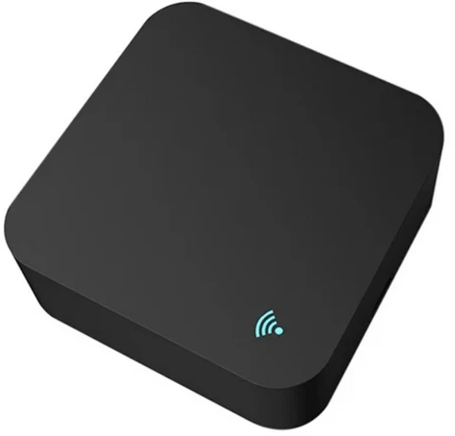 Tuya 와이파이 RF IR 리모컨 스마트 홈 스마트 라이프 에어컨 모든 TV 지지대 알렉사 구글 홈 433MHz 315MH, 01 Black