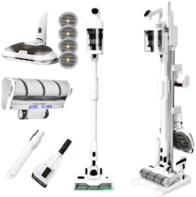 아이닉 무선청소기 i50 디텍트 + UV스팀물걸레키트포함, 무선청소기i50디텍트AI+UV스팀물걸레키트포함, 아이닉공식판매(2시전주문당일출고)화이트