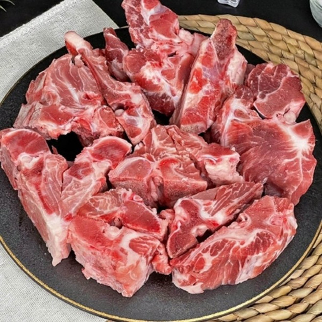 국내산 찜 감자탕용 한돈 등뼈 3kg